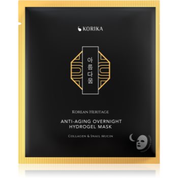 KORIKA Korean Heritage Collagen & Snail Mucin mască hidrogel anti-îmbătrânire - imagine 2
